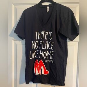 No Place Like Home V-Neck Gamma Phi Beta Sorority Shirt
